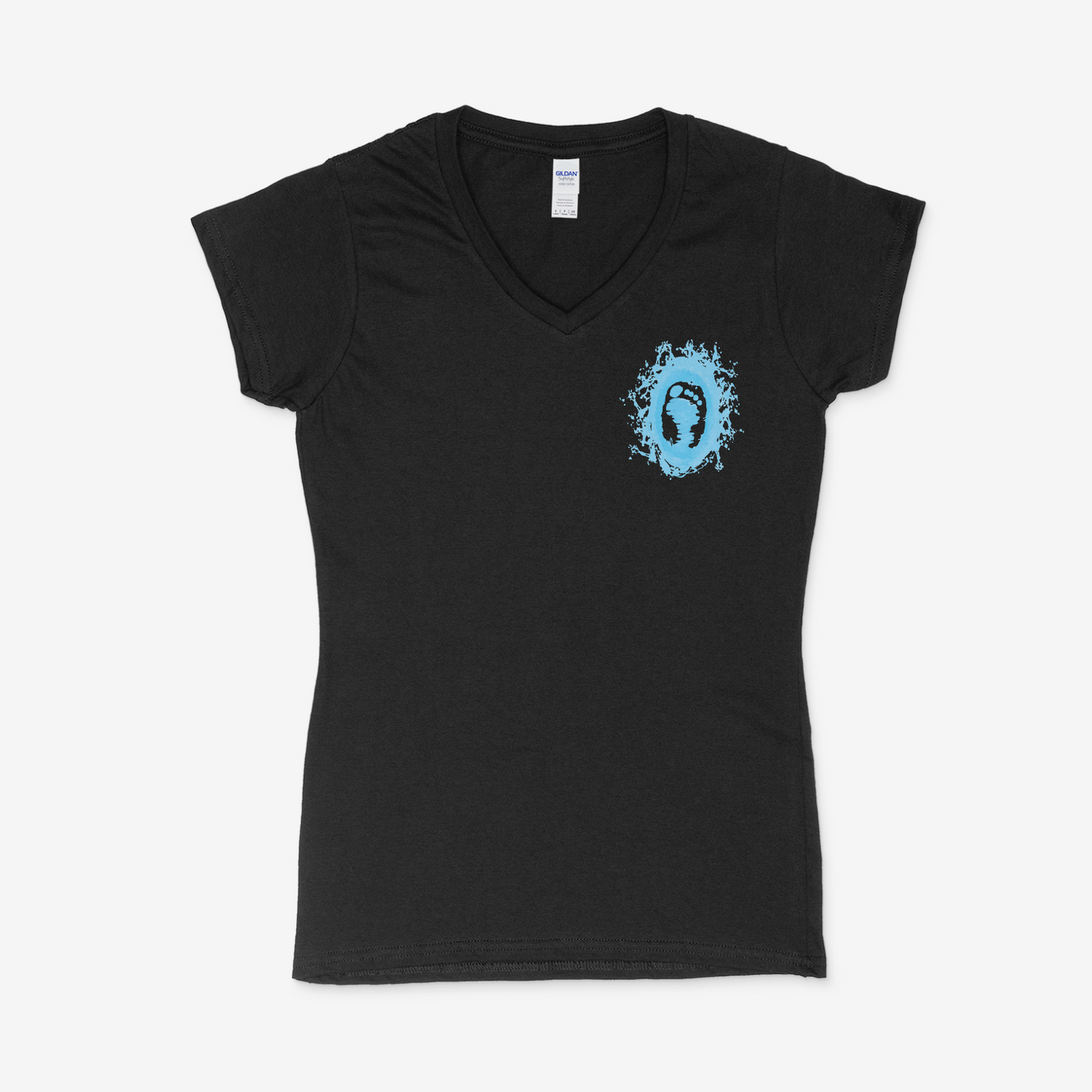Gildan softstyle pour femme collet en V Un pas a la foi