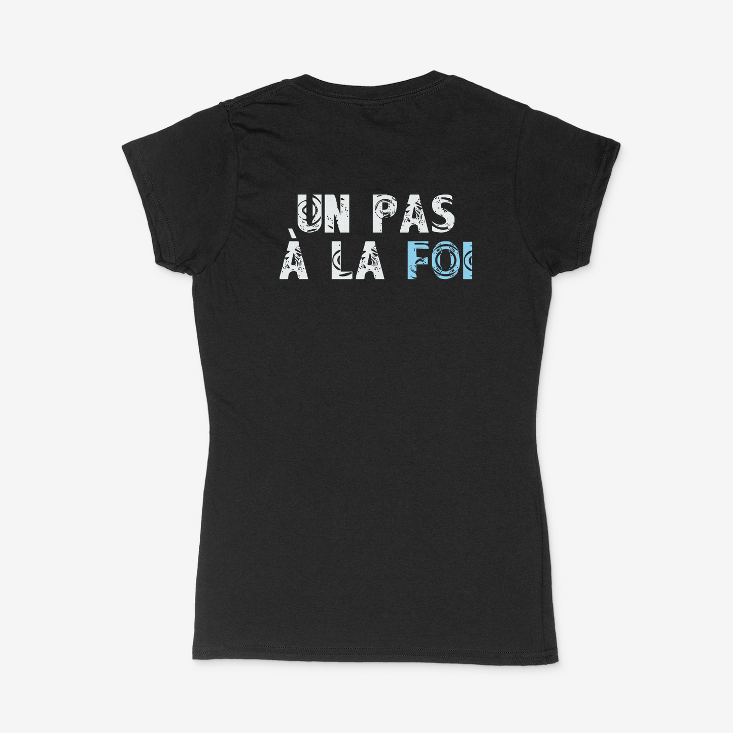 Gildan softstyle pour femme collet en V Un pas a la foi