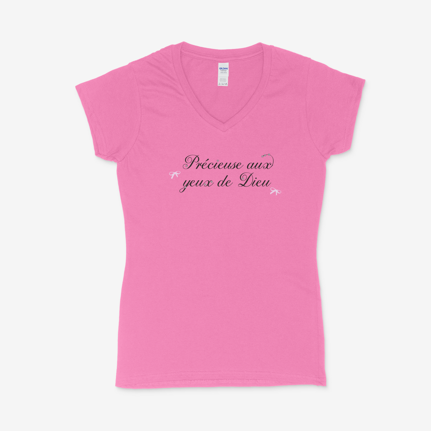 Gildan softstyle pour femme collet en V Précieuse