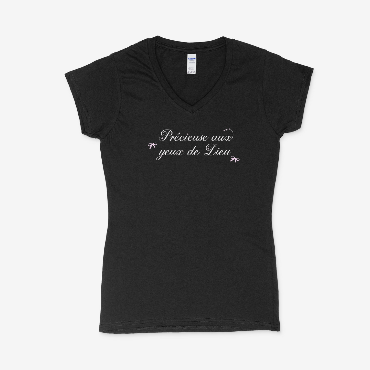 Gildan softstyle pour femme collet en V Précieuse